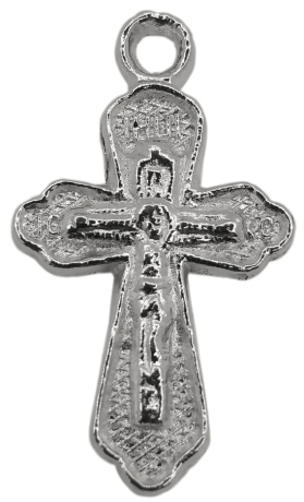 Нательный крест фигурный 