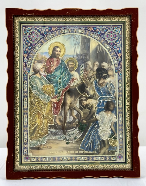 Икона Вход Господа в Иерусалим
