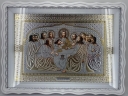 Ікона Тайна Вечеря 55х41см, (біл. рам.) патина