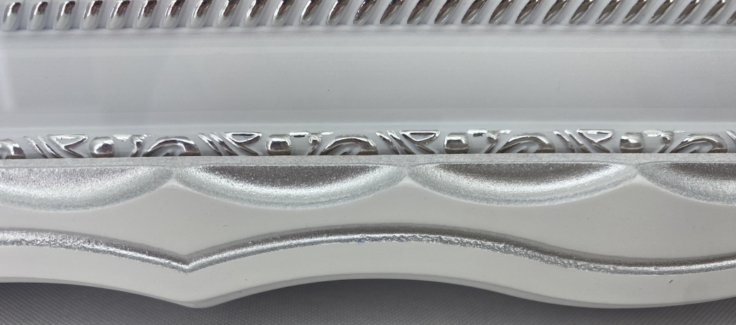 Ікона Тайна Вечеря 55х41см, (біл. рам.) патина