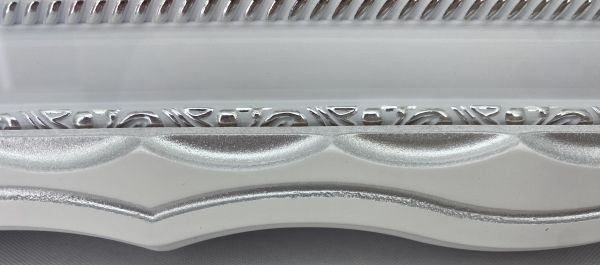 Ікона Тайна Вечеря 55х41см, (біл. рам.) патина