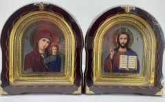 Ікони &quot;Вінчальна пара&quot; літ. кольорова. кор. без пат. зол. рам.) 27х25см