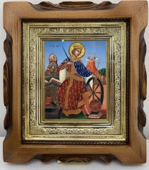 Ікона св. вмч. Катерина 19х17