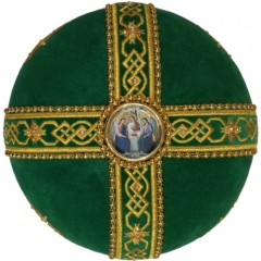 Митра  "Крест"  зелёная