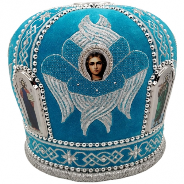 Митра Херувим голубая