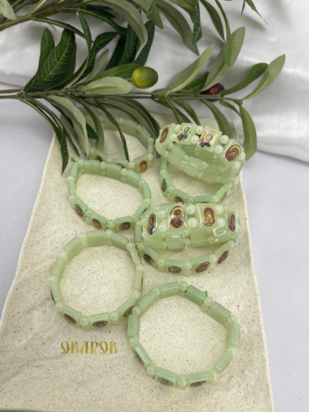 Браслет фосфорный с иконками 