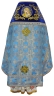 Облачение священника комбинированное из парчи "Покровский крест", с вишитим оплечием, вышивка "Новий візерунок"