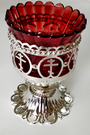 Лампада настольная м   Крест 