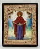 Икона Богородицы "Покрова" 11х13