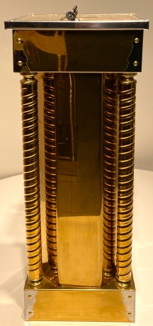 Жертва на храм з трубами булат 33х33см (висота 82,5см)