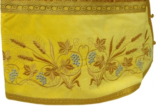 Стихар дияконський з вишивкою на оксамиті