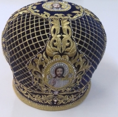 Митра "Сетка" синяя