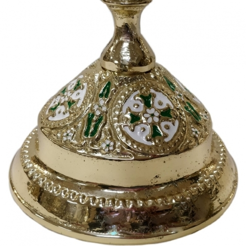 Подсвечник Ангел синяя эмаль