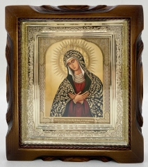 Икона Богородицы "Остробрамская" 19х17