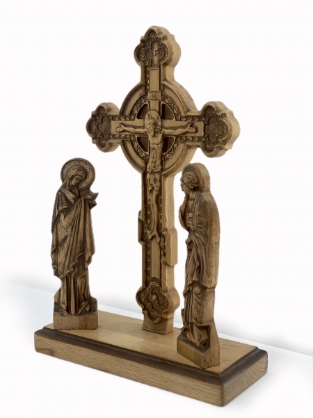 Хрест на підставці, дерев'яний 23х22