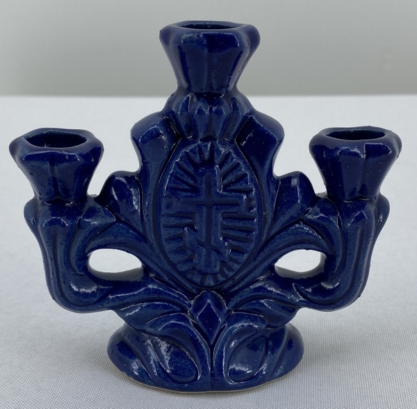 Підсвічник потрійний 9,5х4 (висота 9)