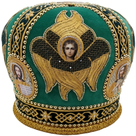 Митра  "Херувим"  зелёная