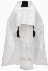 Облачення священника комбіноване з парчі &quot;Лаврский хрест&quot;, з вишитим опліччям, візерунок &quot;Коло&quot;