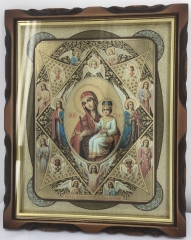 Икона Богородицы "Неопалимая Купина" 44х54