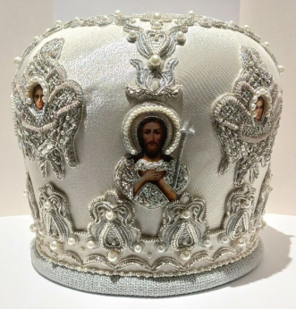 Митра "Херувим" Ручна робота, канітель, об`ємна вишивка