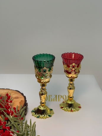 Лампада напрестольна 0016 23х9см