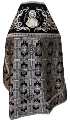 Облачення священника комбіноване з парчі &quot;Покровський хрест&quot;, з вишитим опліччям, Вишивка &quot;Нова вишивка&quot;