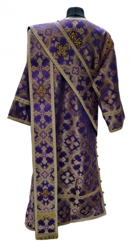 Стихарь диаконский с двойным орарем и поручами