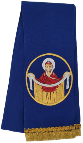 Закладка с иконой Покрова Пресвятой Богородицы