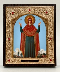 Ікона Богородиці "Не порушна стіна" 11х13