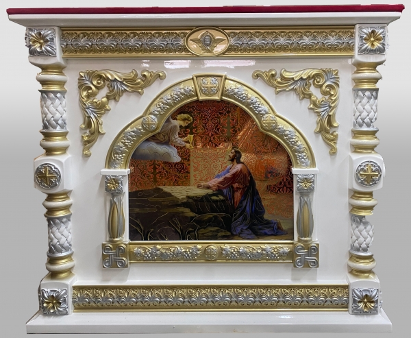 Престол 100х100см внутр. (103х124х124см) на 1 колону