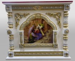 Престол 100х100см внутр. (103х124х124см) на 1 колону