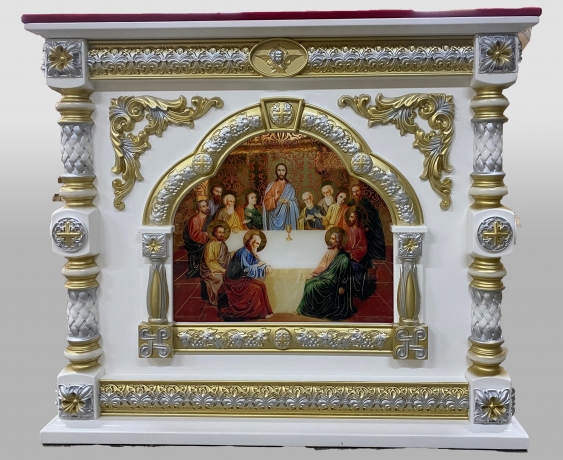 Престол 100х100см внутр. (103х124х124см) на 1 колону