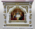 Престол 100х100см внутр. (103х124х124см) на 1 колону