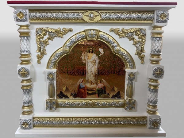 Престол 100х100см внутр. (103х124х124см) на 1 колону