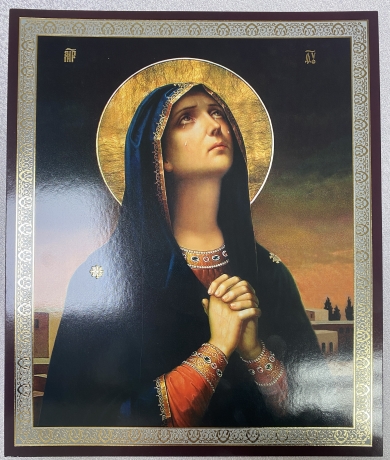 Ікона Богородиці "Плачуча" 24х20см