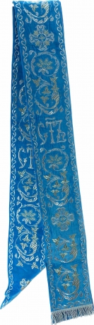 Орар подвійний з поручами, вишивка "Листочок" 