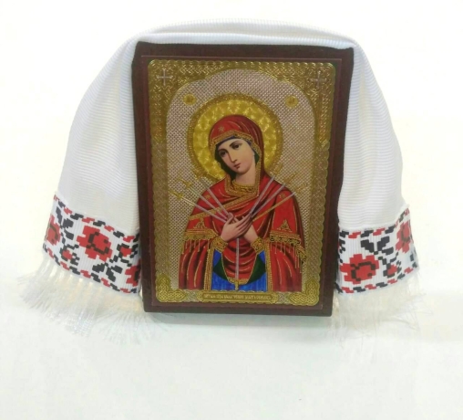 Икона Богородици: "Умягчение злых сердец" 8,5x6