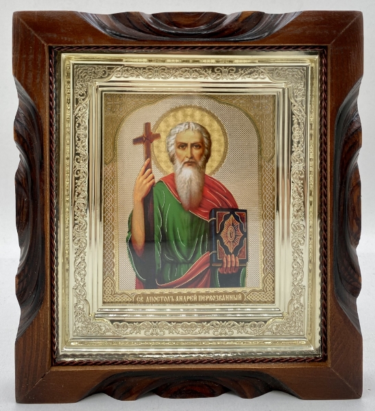 Икона свящ. ап. Андрея Первозванного 19х17