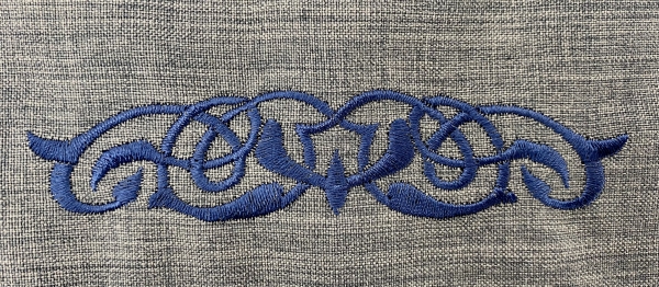 Підрясник платтєвий, з вишивкою, тканина сафарі