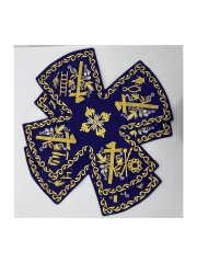 Покровці та воздух з вишивкою &quot;Несіння Хреста&quot;, з вишитим галуном