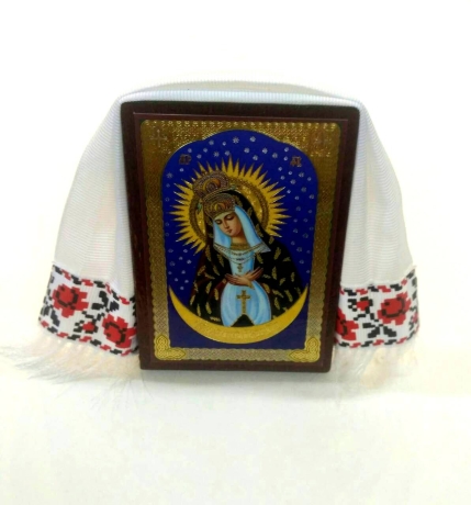 Ікона Богородиці: "Остробрамська" 8,5x6