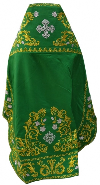 Облачение священника, вишитое на габардине, вишивка