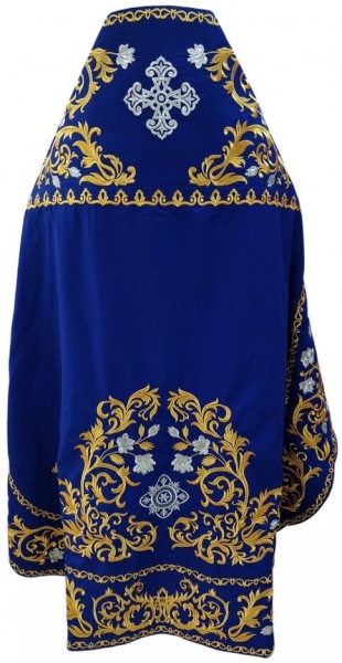 Облачение священника, вишитое на габардине, вишивка