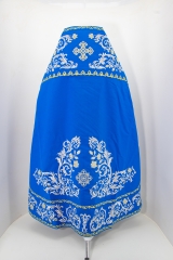 Облачення священника, вишите на габардині, вишивка &quot;Троянда&quot; з вишитим галуном