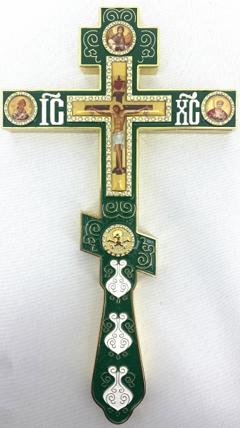 Хрест напрестольний кит. №3, друк Спас 26х14,5см