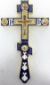Хрест напрестольний кит. №3, друк Спас 26х14,5см