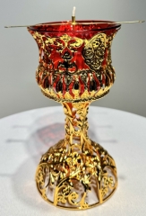 Лампада напрестольна вис. (Кит.) 21х10,5см