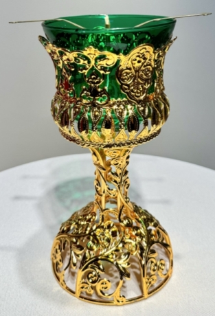 Лампада напрестольна вис. (Кит.) 21х10,5см