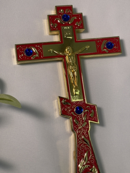 Хрест напрестольний кит. №2 26х14,5см