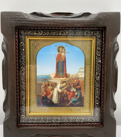 Іконки Богородиці "Всіх Скорботних Радість" 19х17 см